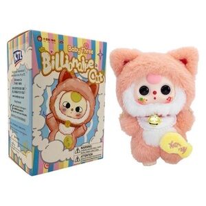 Baby Three Billinaire Cat Plush Toy